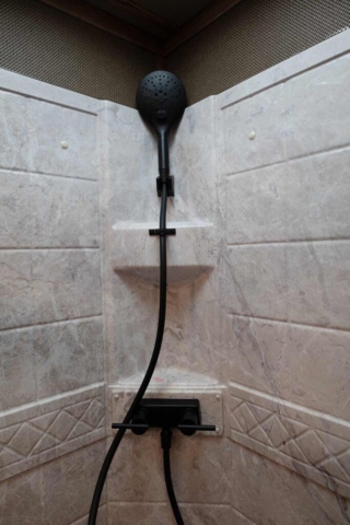 Shower in IN8X15SR Infinity Edition Horse Trailer | Lakota Trailers