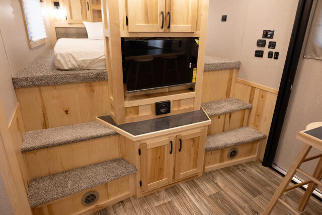 Center Entertainment in CH8X14CE Charger Edition Horse Trailer | Lakota Trailers