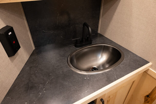 Bathroom Sink in CH8X14CE Charger Edition Horse Trailer | Lakota Trailers