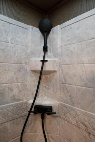Shower in IN8X19BB Infinity Edition Horse Trailer | Lakota Trailers