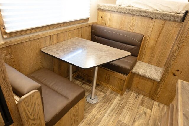 Dinette in CHX10RK Charger Edition Horse Trailer | Lakota Trailers