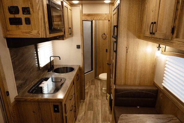 Living Quarters in CHX10RK Charger Edition Horse Trailer | Lakota Trailers