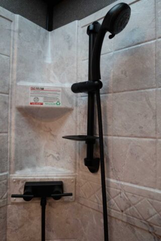 Shower in BI8X14CE Bighorn Edition Horse Trailer | Lakota Trailers