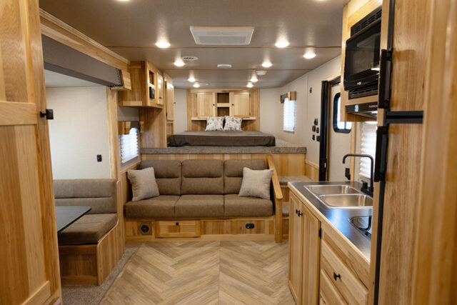 Living Quarters in CO8X14SR Colt Edition Horse Trailer | Lakota Trailers