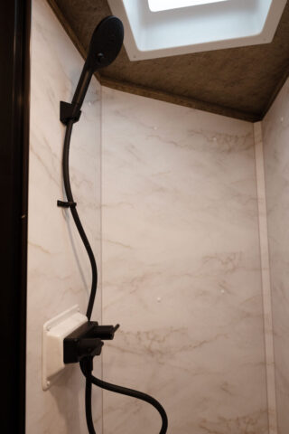 Shower in LYX9SR Legacy Edition Horse Trailer | Lakota Trailers