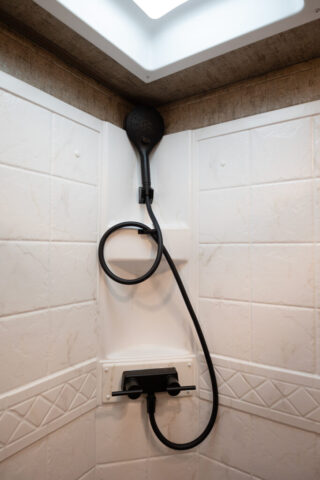 Shower in LY8X13SR Legacy Edition Horse Trailer | Lakota Trailers