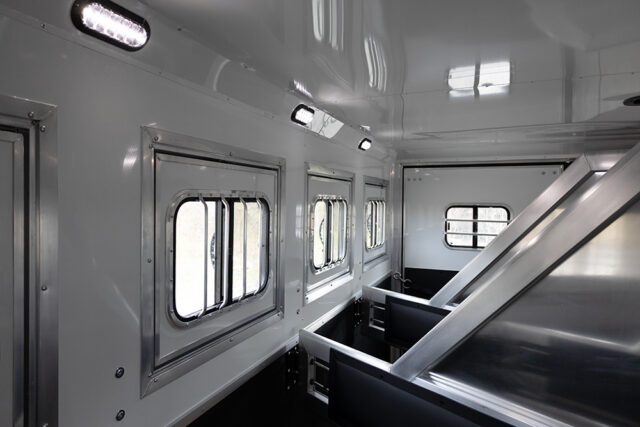 Horse Area in LY8X13SR Legacy Edition Horse Trailer | Lakota Trailers