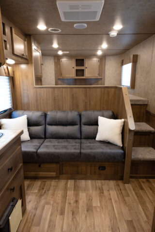 Living Quarters in LY8X9SR Legacy Edition Horse Trailer | Lakota Trailers Living Quarters in LY8X9SR Legacy Edition Horse Trailer | Lakota Trailers