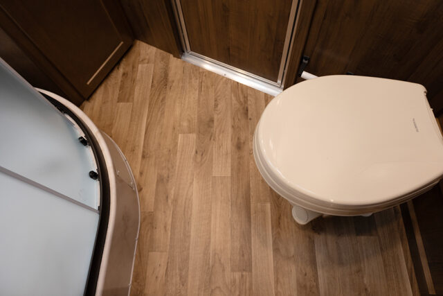 Bathroom Area in LY8X9SR Legacy Edition Horse Trailer | Lakota Trailers Bathroom Area in LY8X9SR Legacy Edition Horse Trailer | Lakota Trailers