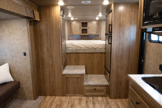 Living Quarters in LY8X11RK Legacy Edition Horse Trailer | Lakota Trailers Living Quarters in LY8X11RK Legacy Edition Horse Trailer | Lakota Trailers