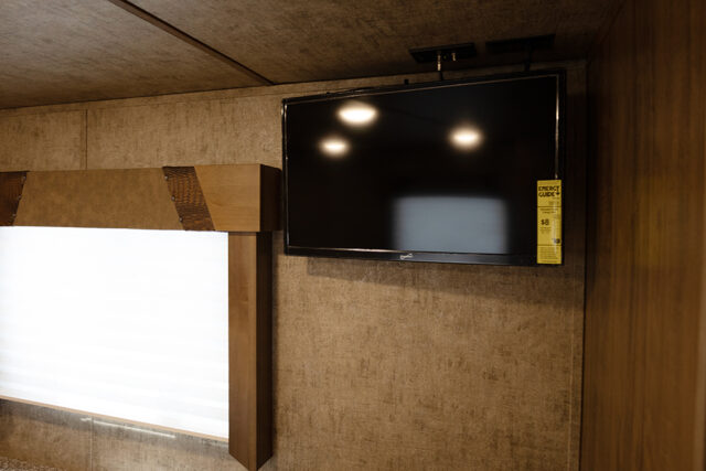 TV in Gooseneck in LY8X11RK Legacy Edition Horse Trailer | Lakota Trailers TV in Gooseneck in LY8X11RK Legacy Edition Horse Trailer | Lakota Trailers