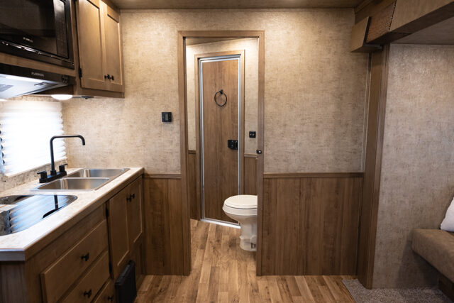 Living Quarters in LY8X11RK Legacy Edition Horse Trailer | Lakota Trailers Living Quarters in LY8X11RK Legacy Edition Horse Trailer | Lakota Trailers