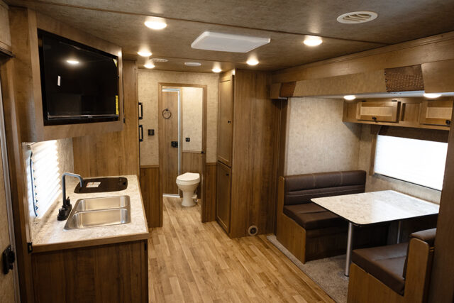 Living Quarters in LY8X15SR Legacy Edition Horse Trailer | Lakota Trailers